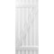 Ekena Millwork Americraft 6-Board (2 Batten) Wood Spaced Board-n-Batten Shutters w/ Z-Bar, ARW102SB623X77WHH, PR ARW102SB623X77WHH - alternate 4